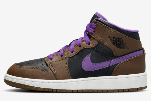 Air Jordan 1 Mid Palomino/Wild Berry-Black-White DQ8423-215: Premium Sneakers for Ultimate Style and Comfort