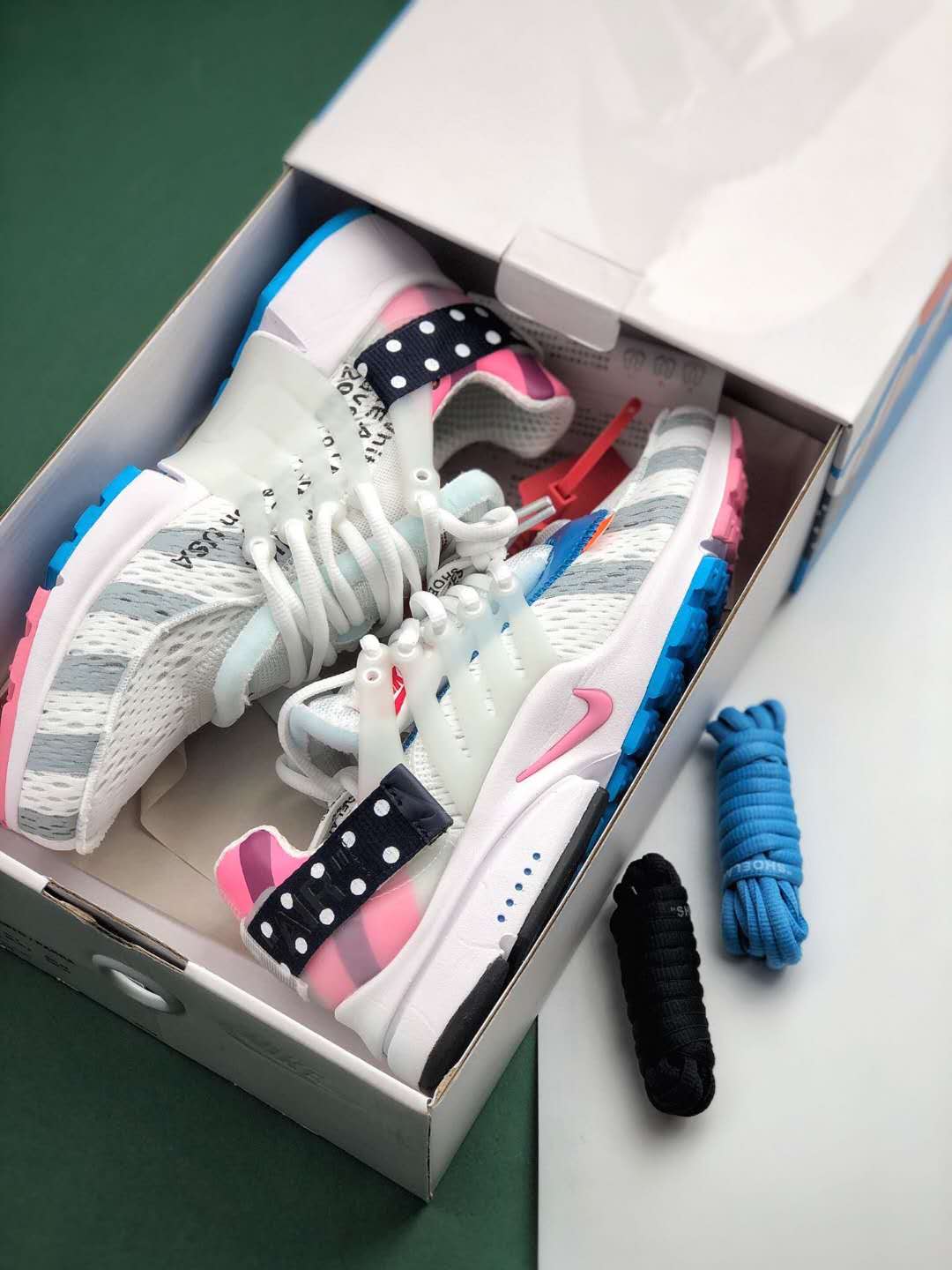Parra x Off White x Nike Air Presto 2 White Multi Color AA3830-140 - Unique Collab Sneakers