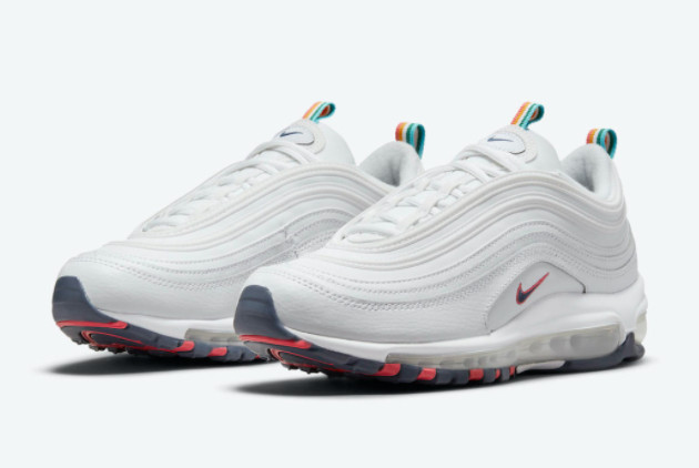 Nike Air Max 97 White/Multi-Color DH1592-100: Ultimate Style and Comfort