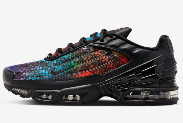 Nike Air Max Plus 3 Gradient Black/Multicolor FD0671-001 - Stylish and Versatile Sneakers for Men