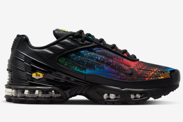 Nike Air Max Plus 3 Gradient Black/Multicolor FD0671-001 - Stylish and Versatile Sneakers for Men