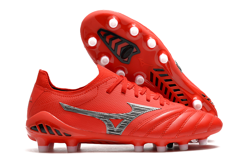 Mizuno Morelia Neo III Beta Japan FG Red P1GA2090-060 | Lightweight and High-Quality Football Boots