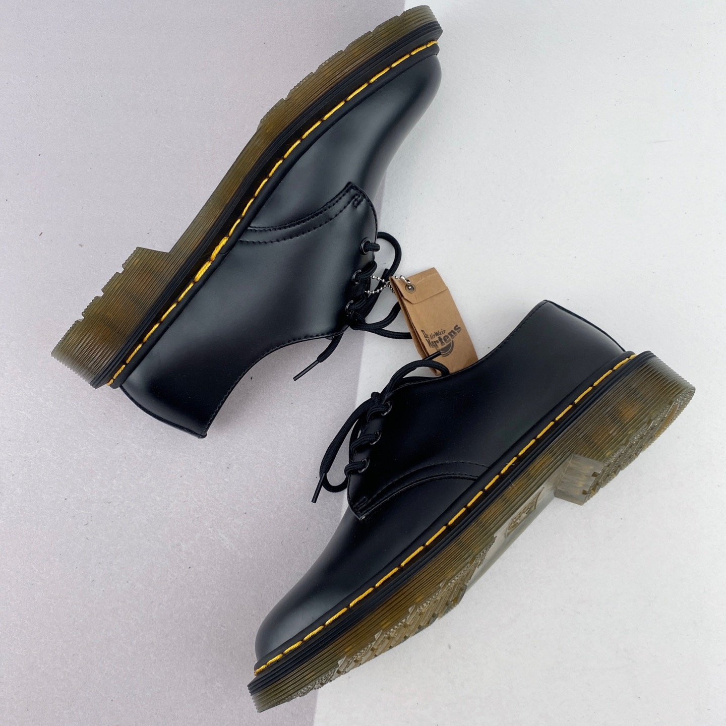 Dr. Martens 1461 Vintage Made In England Oxford Black Quilon - Authentic British Style & Quality