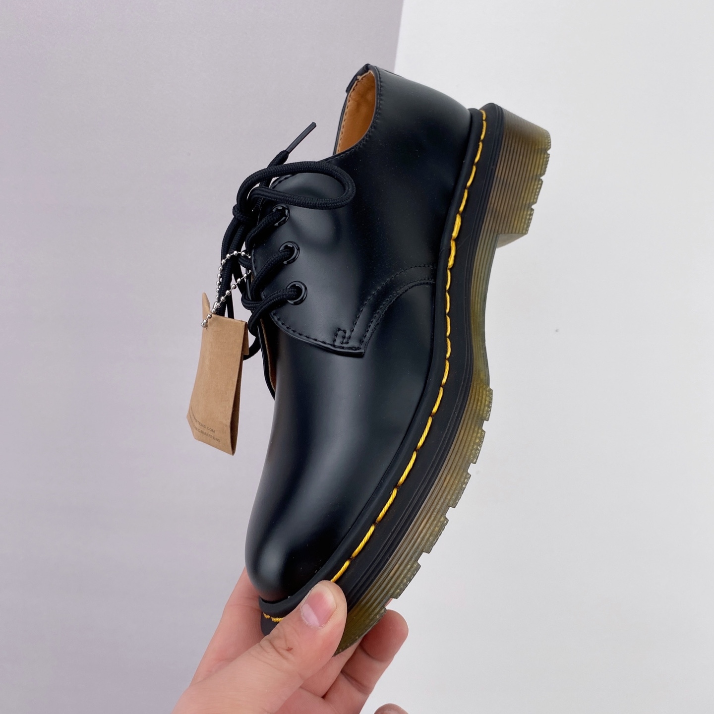 Dr. Martens 1461 Vintage Made In England Oxford Black Quilon - Authentic British Style & Quality