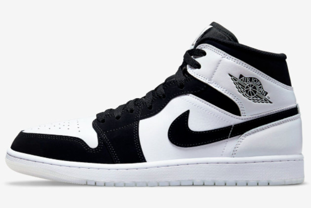 Air Jordan 1 Mid 'Diamond' White/MultiColor-Black - DH6933-100 | Iconic Sneaker with Multicolor Accents