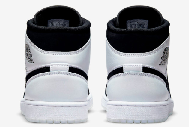 Air Jordan 1 Mid 'Diamond' White/MultiColor-Black - DH6933-100 | Iconic Sneaker with Multicolor Accents