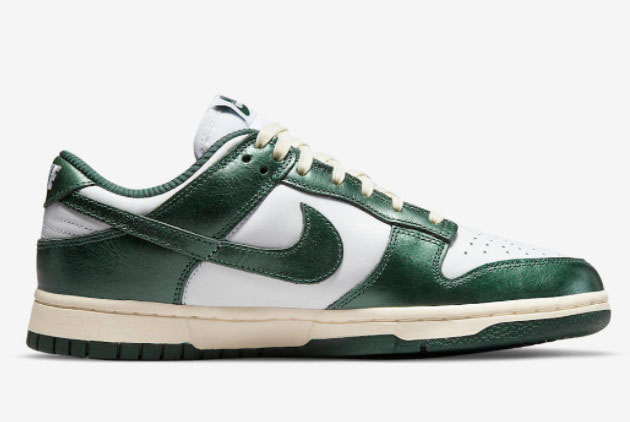Nike Dunk Low Vintage Green DQ8580-100 | Retro Sneakers for Men