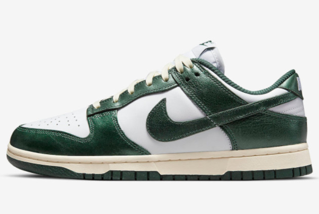 Nike Dunk Low Vintage Green DQ8580-100 | Retro Sneakers for Men