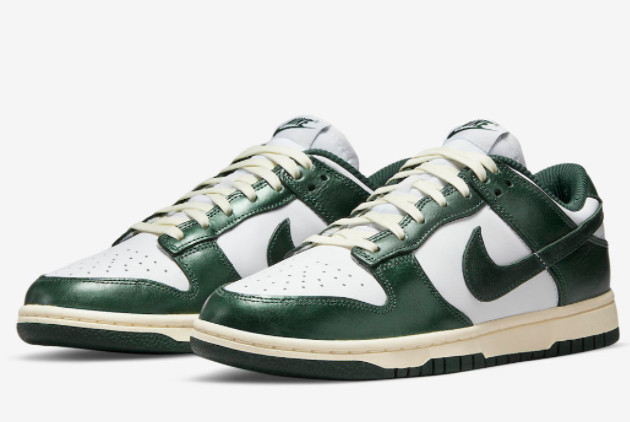 Nike Dunk Low Vintage Green DQ8580-100 | Retro Sneakers for Men