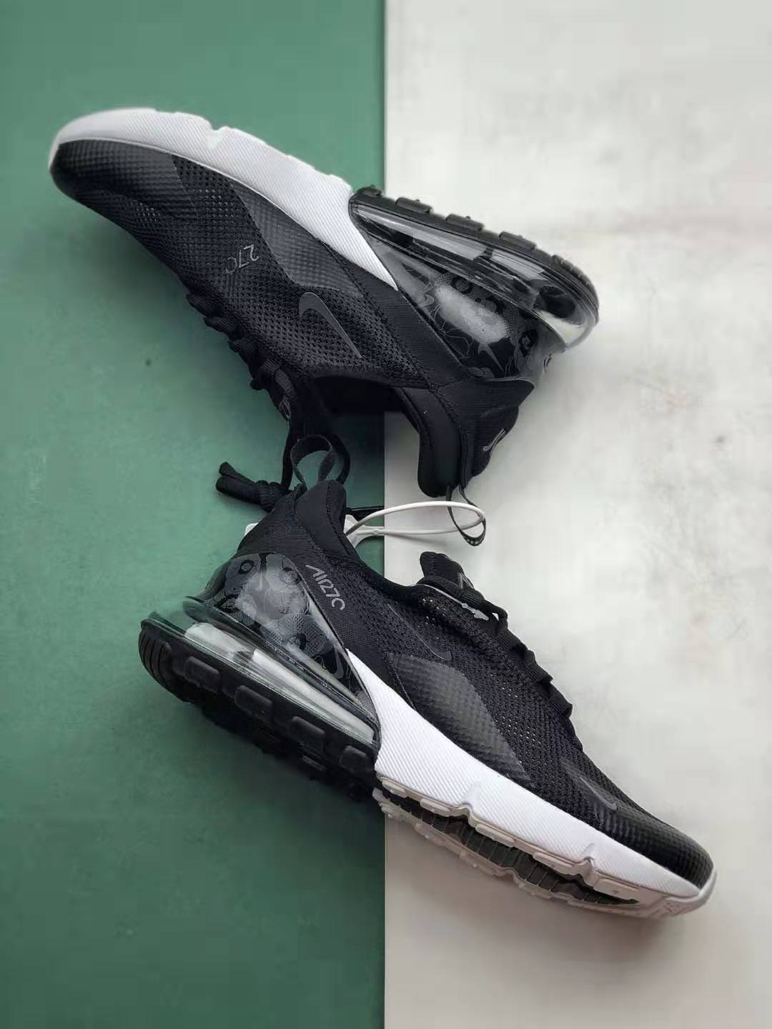 Nike Air Max 270 Flyknit Black White Floral AR0499-105 | New Release Casual Shoes