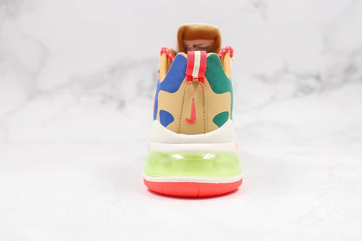 Nike Air Max 270 React 'Multi-Color' CQ4805-071 - Trendy and Stylish Sneakers for Men and Women