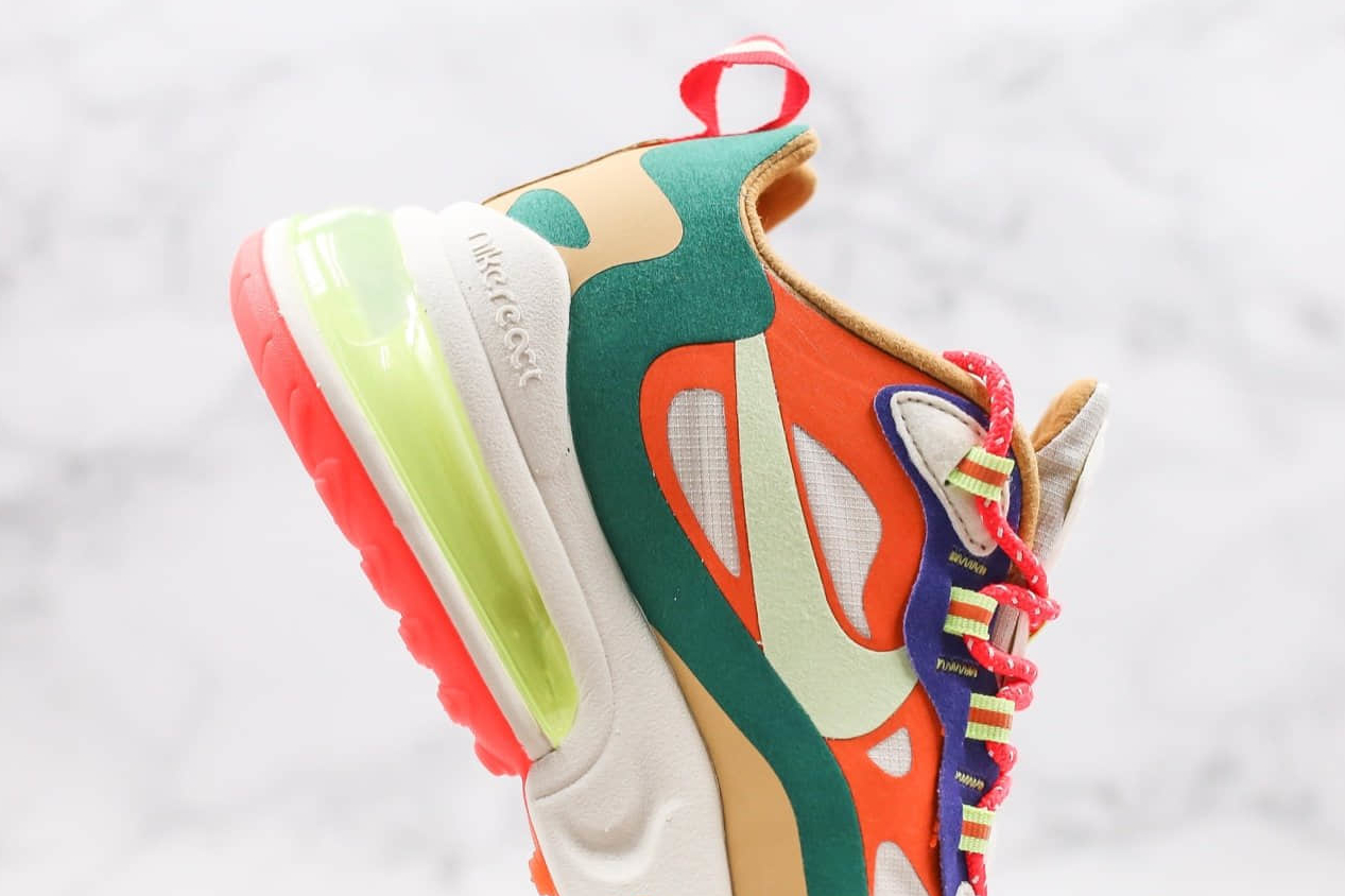 Nike Air Max 270 React 'Multi-Color' CQ4805-071 - Trendy and Stylish Sneakers for Men and Women