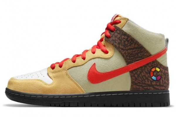 Color Skates x Nike SB Dunk High 'Kebab and Destroy' - Limited Edition Sneakers