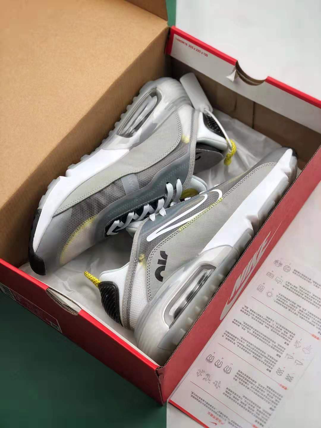 Nike Air Max 2090 Light Grey White Khaki Multi-Color CQ7630-010: Stylish and Comfy Trainers for a Modern Look