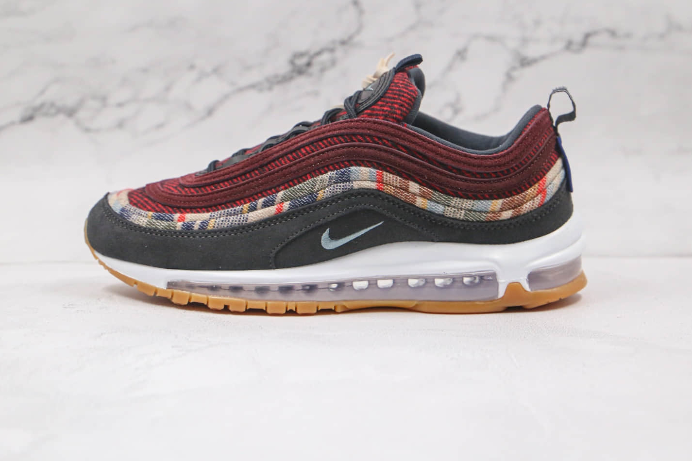 Nike Air Max 97 Pendleton By You Wine Red Black Olive DC3494-993 - Shop Now