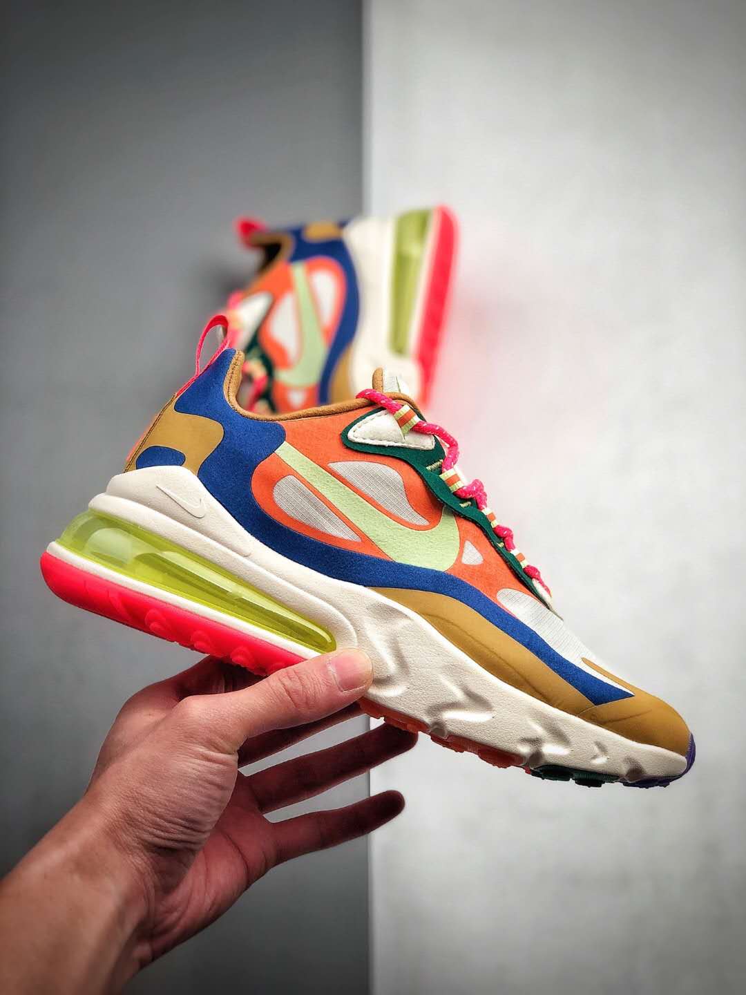 Nike Air Max 270 React 'Multi-Color' CQ4805-071 - Latest Nike Sneakers Online
