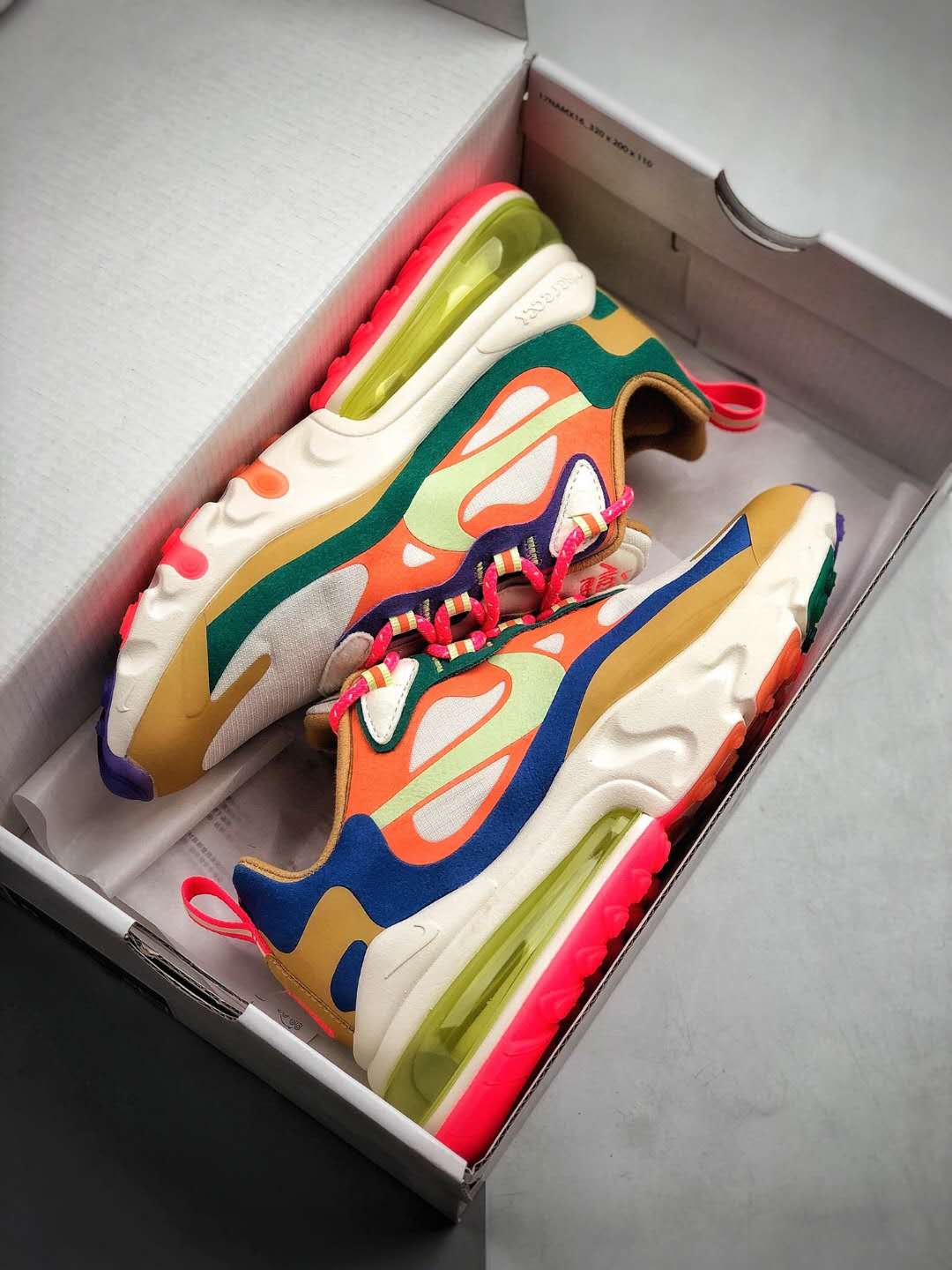 Nike Air Max 270 React 'Multi-Color' CQ4805-071 - Latest Nike Sneakers Online