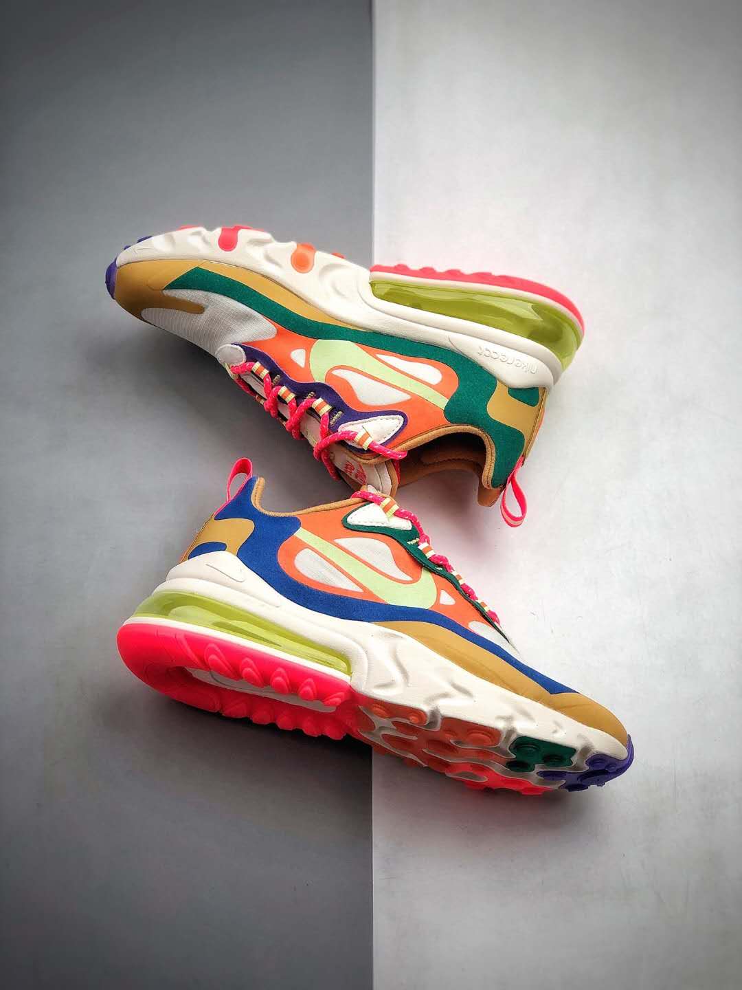 Nike Air Max 270 React 'Multi-Color' CQ4805-071 - Latest Nike Sneakers Online