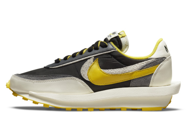 Undercover x Sacai x Nike LDWaffle Black/Sail-Dark Grey-Bright Citron DJ4877-001 - Limited Edition Collaboration