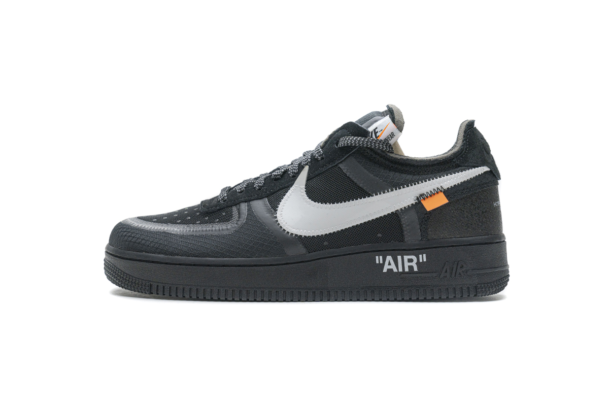Nike Off-White X Air Force 1 Low 'Black' AO4606-001