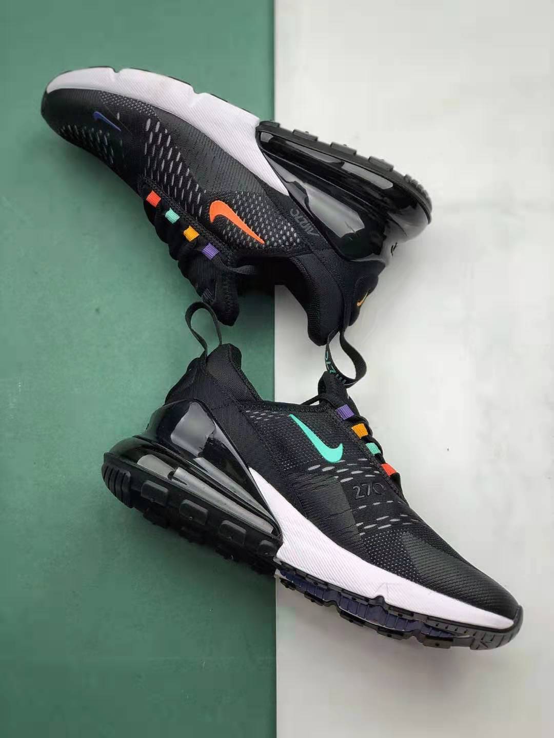 Nike Air Max 270 Black Multicolor AH8050-023 | Stylish Sneakers