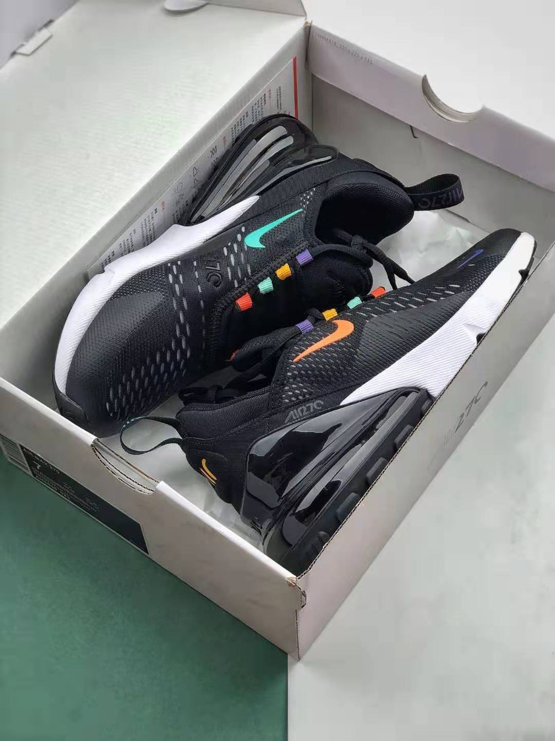 Nike Air Max 270 Black Multicolor AH8050-023 | Stylish Sneakers