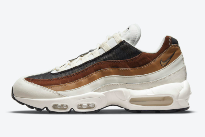 Nike Air Max 95 Cashmere Sail/Black-Cashmere Dark Driftwood DB0250-100 - Premium Comfort and Style for Men