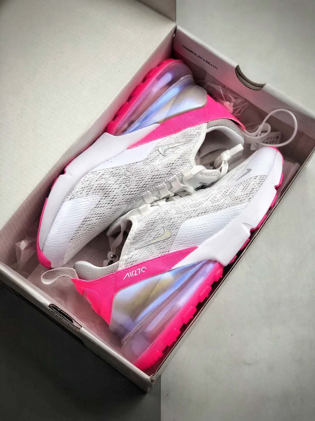 Nike Air Max 270 3M Pink White Multi-Color CL1963-191 - Stylish and Vibrant Footwear for Any Occasion!