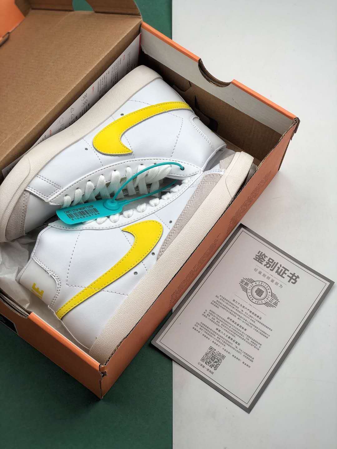 Nike Blazer Mid '77 Vintage 'Opti Yellow' BQ6806-101 - Stylish and Retro-Inspired Sneakers