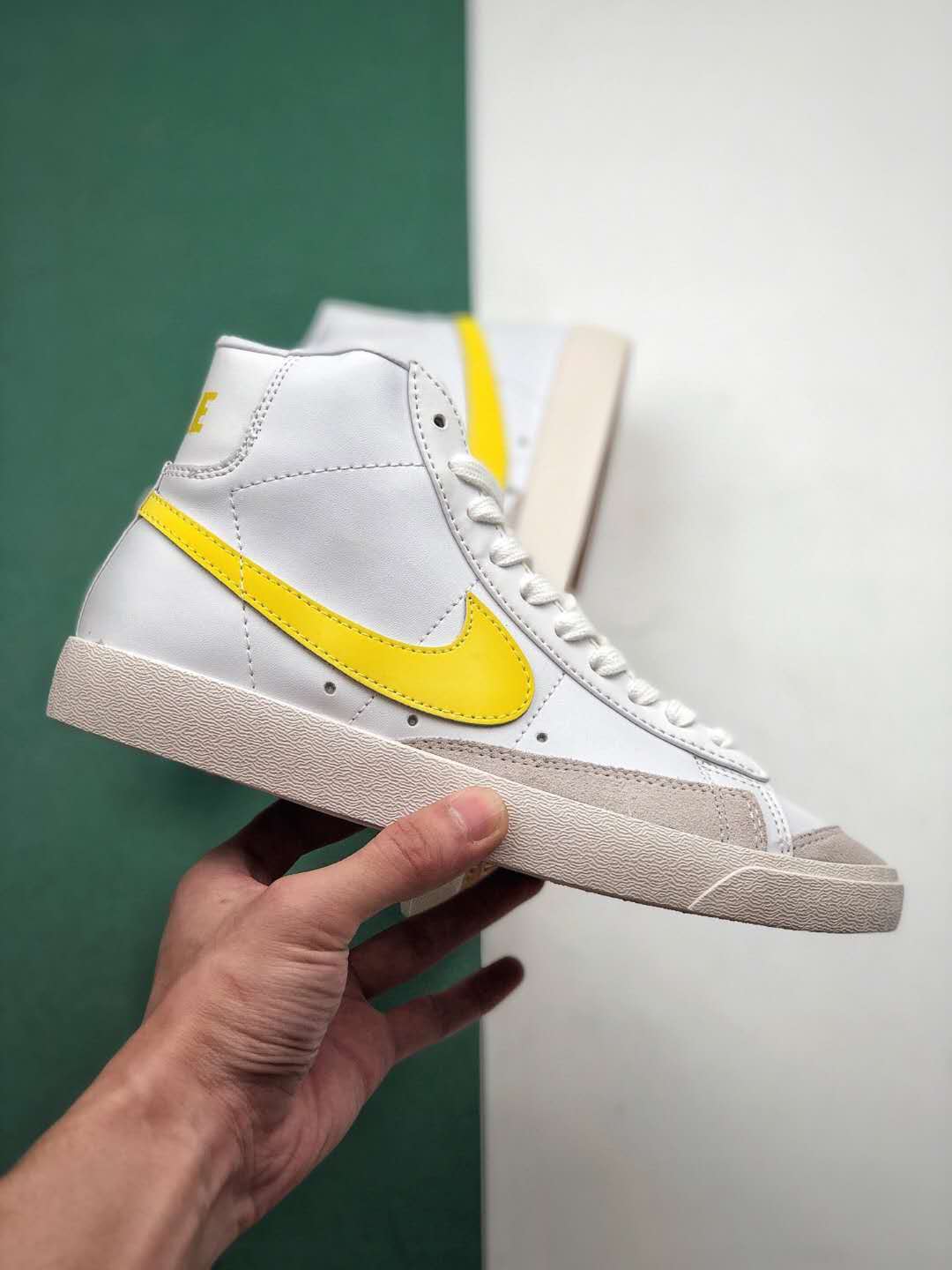 Nike Blazer Mid '77 Vintage 'Opti Yellow' BQ6806-101 - Stylish and Retro-Inspired Sneakers