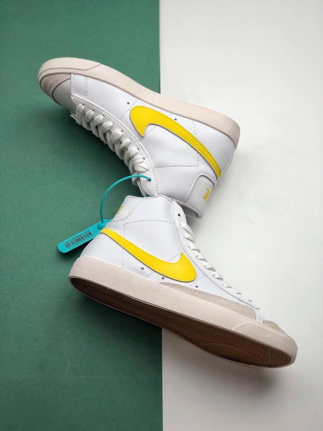 Nike Blazer Mid '77 Vintage 'Opti Yellow' BQ6806-101 - Stylish and Retro-Inspired Sneakers