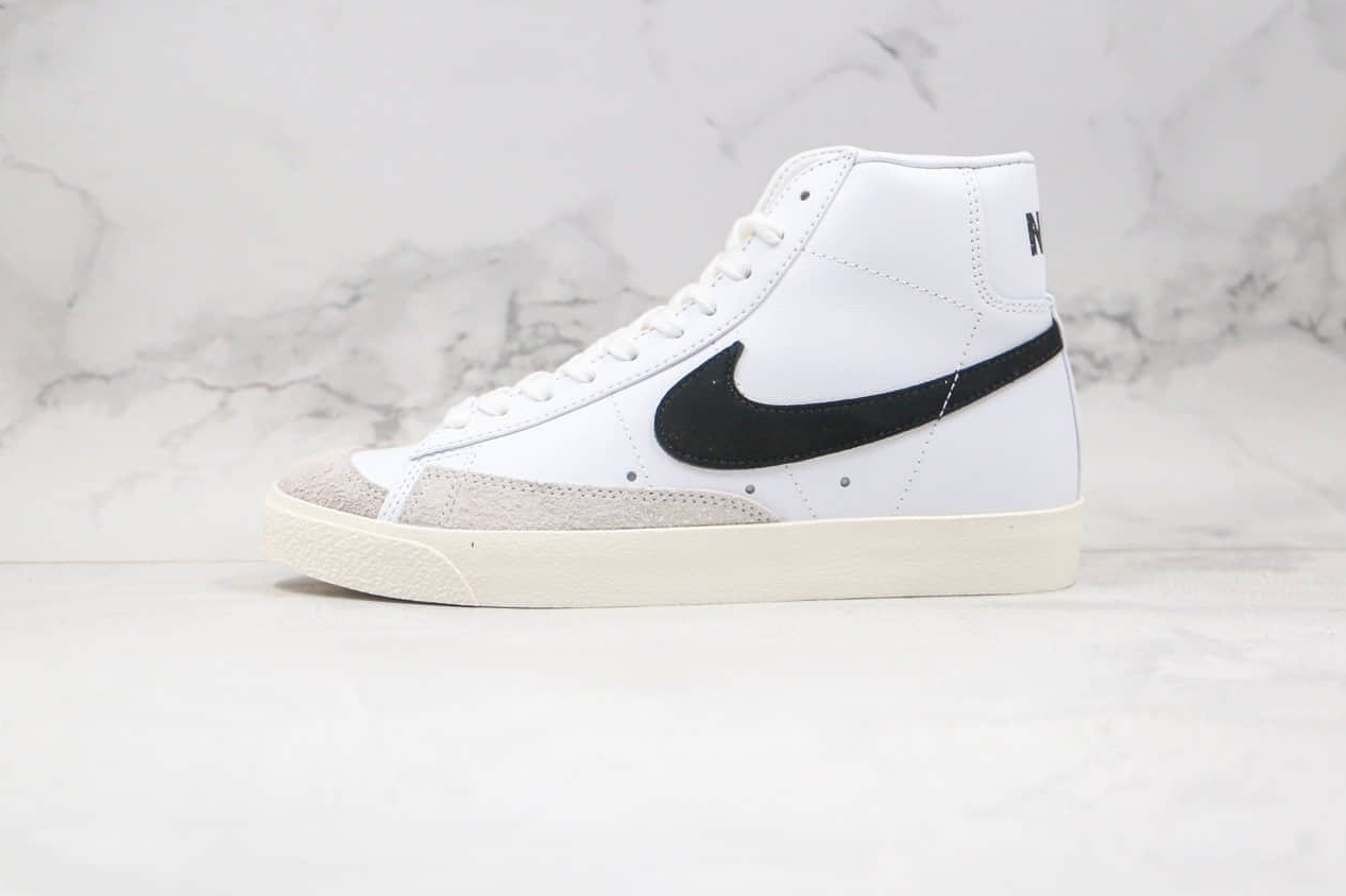 Nike Blazer Mid '77 Vintage 'White Black' BQ6806-100 | Classic Sneakers