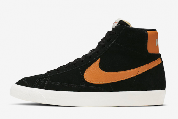 Nike Blazer Mid Vintage '77 Black/Amber Rise-Sail CJ9693-001 - Classic Style with a Modern Twist!