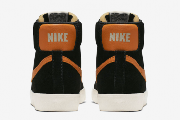 Nike Blazer Mid Vintage '77 Black/Amber Rise-Sail CJ9693-001 - Classic Style with a Modern Twist!