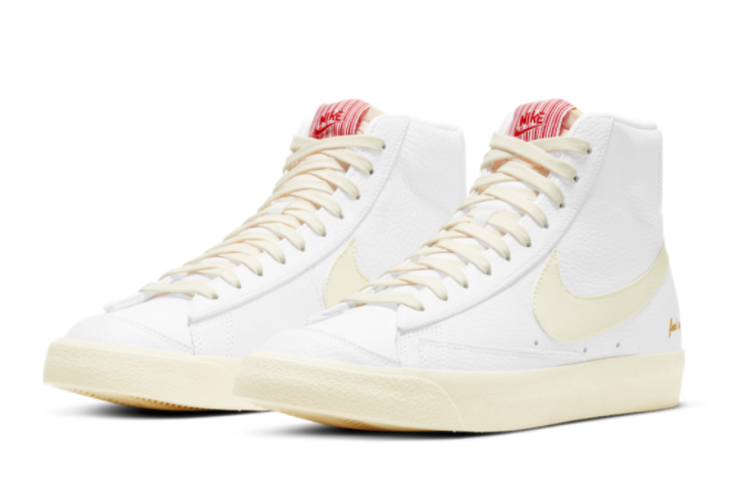 Nike Blazer Mid '77 Vintage 'Popcorn' CW6421-100 - Classic Style with a Pop of Flavor