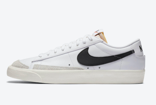 Nike Blazer Low '77 Vintage White/Black-Sail Sneakers - DA6364-101
