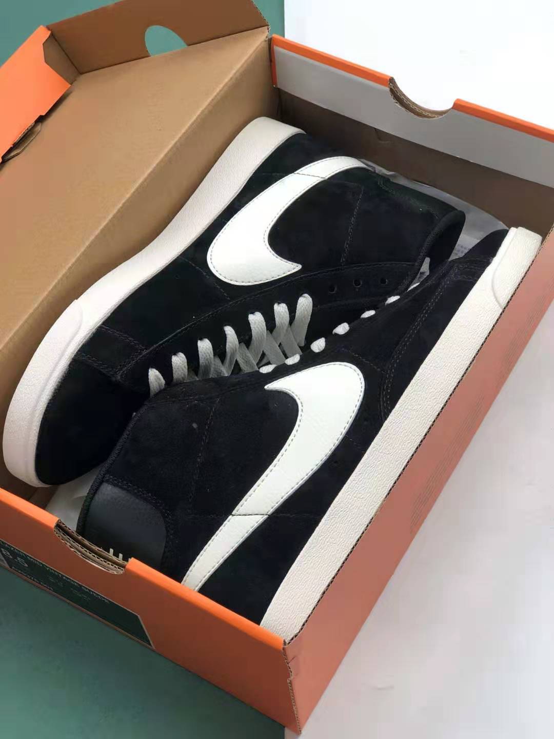Nike Blazer Mid Vintage Suede 'Black' AV9376-001 - Premium Heritage Style
