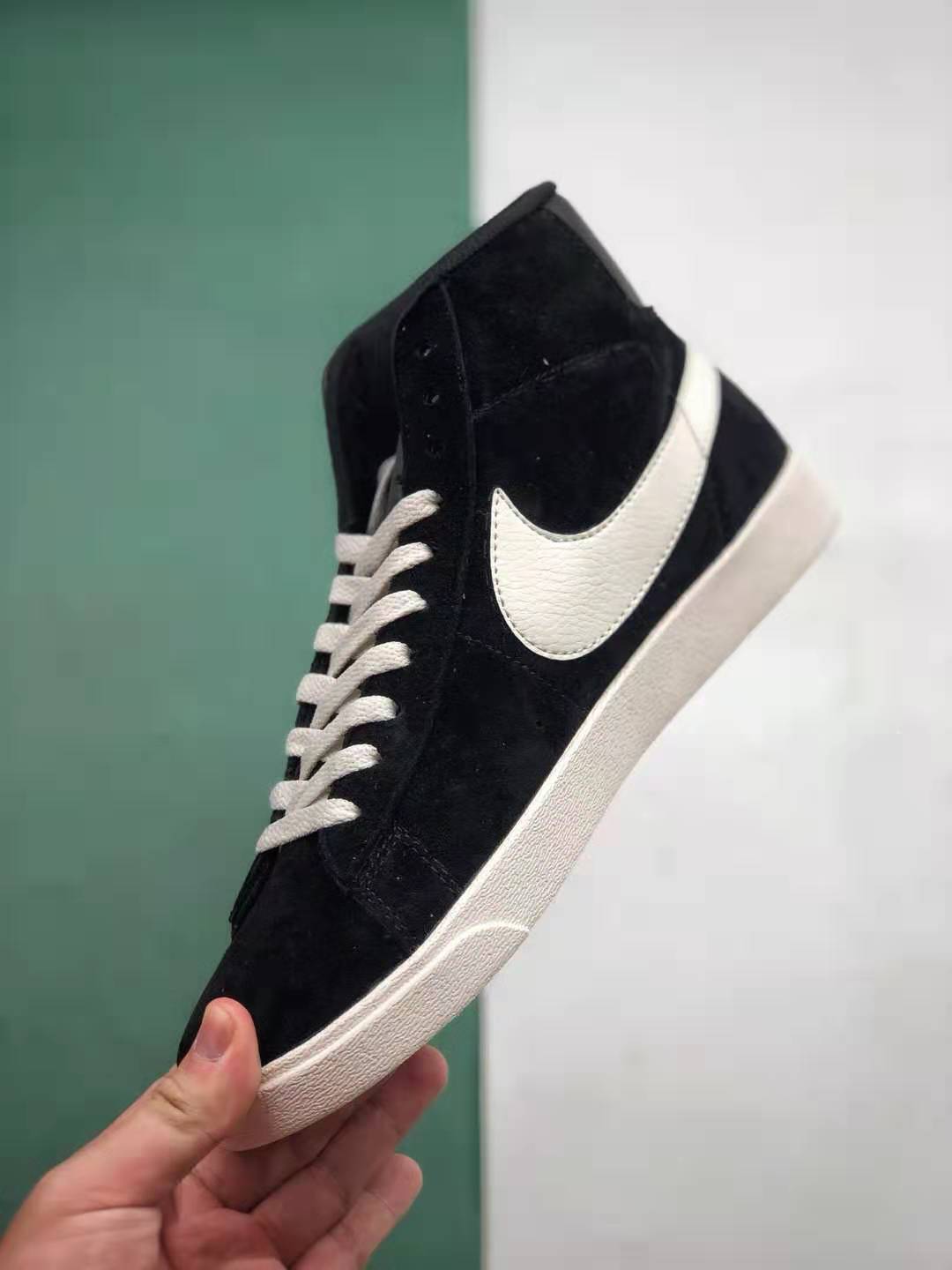 Nike Blazer Mid Vintage Suede 'Black' AV9376-001 - Premium Heritage Style