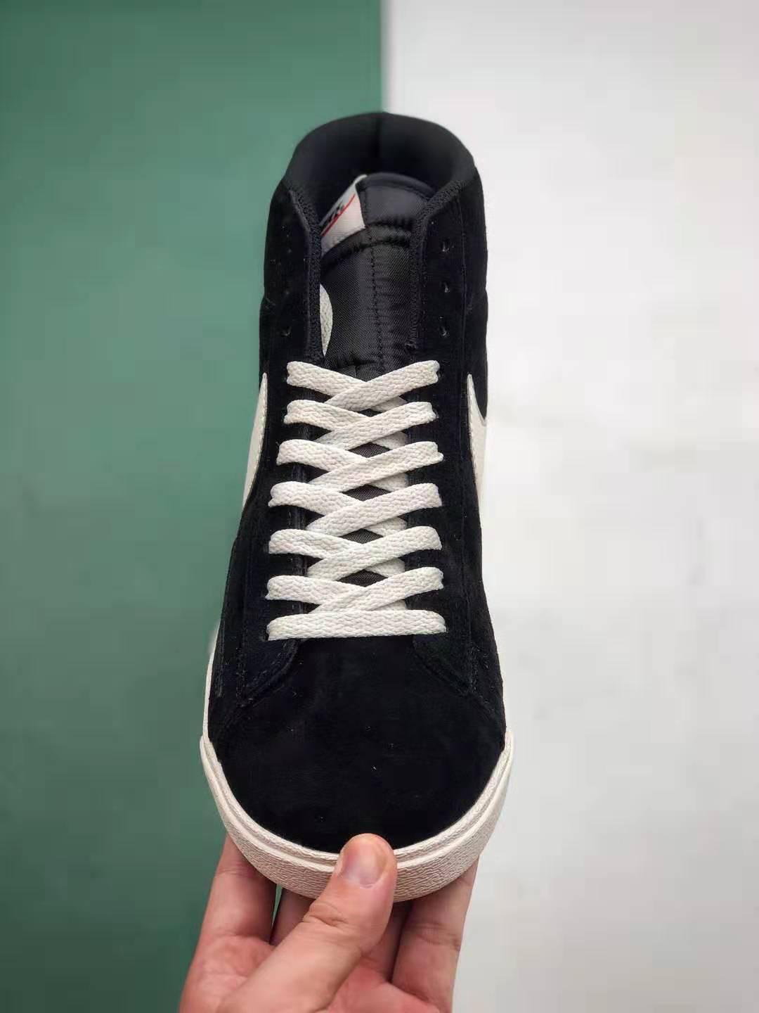 Nike Blazer Mid Vintage Suede 'Black' AV9376-001 - Premium Heritage Style