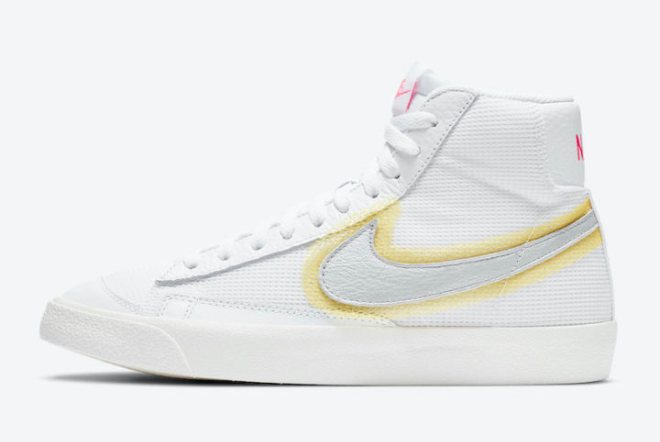 Nike Blazer Mid 77 Vintage Cotton Waffle White University Gold CZ8105-100 - Shop Now!