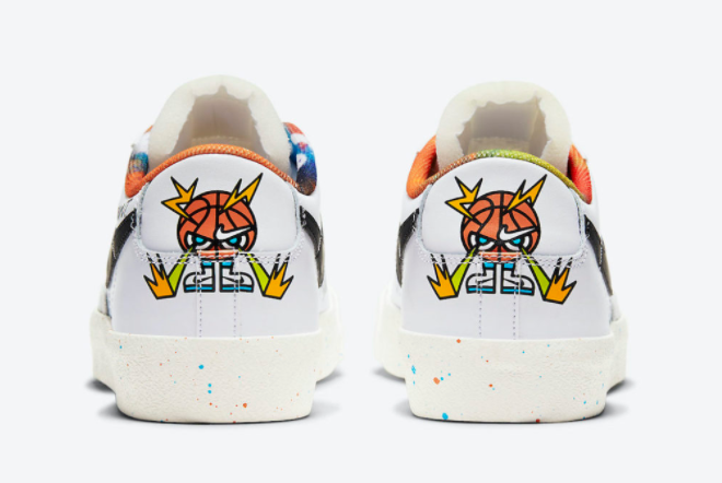 Nike Blazer Low 77 White/Multi-Color DJ4279-101 - Stylish and Vibrant Sneakers for Athletes