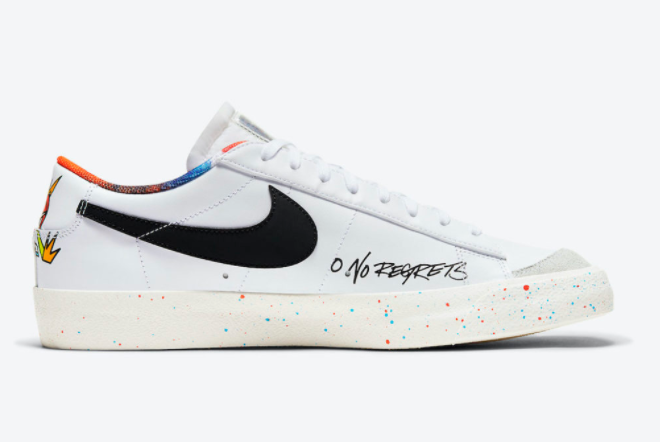 Nike Blazer Low 77 White/Multi-Color DJ4279-101 - Stylish and Vibrant Sneakers for Athletes