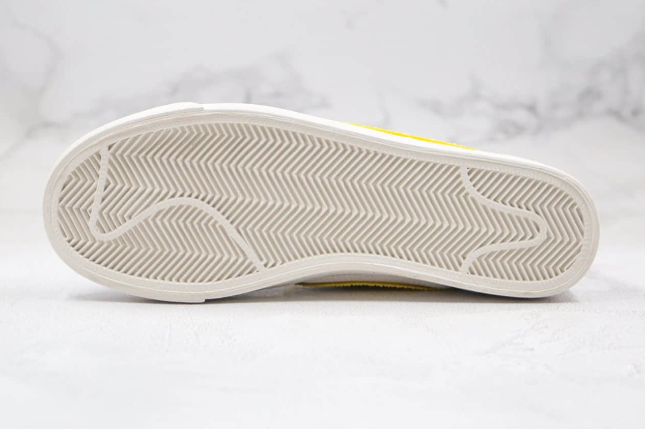 Nike Blazer Mid Vintage '77 'Cotton Waffle - White University Gold': Classic Style with a Modern Twist