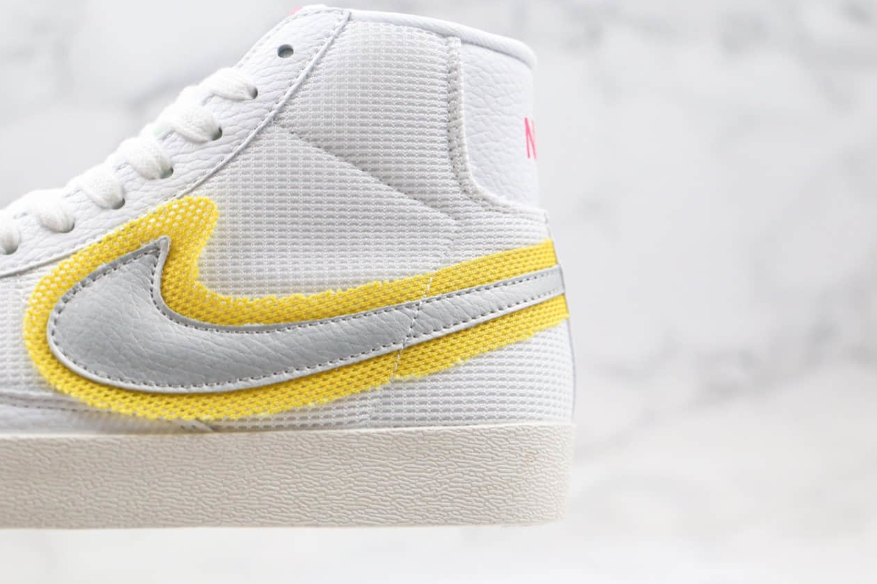 Nike Blazer Mid Vintage '77 'Cotton Waffle - White University Gold': Classic Style with a Modern Twist