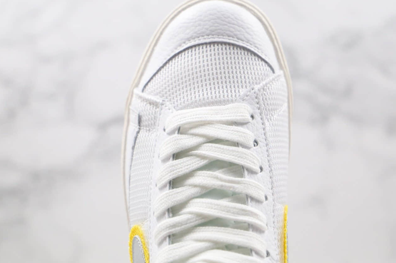 Nike Blazer Mid Vintage '77 'Cotton Waffle - White University Gold': Classic Style with a Modern Twist