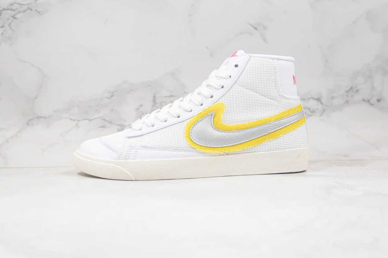 Nike Blazer Mid Vintage '77 'Cotton Waffle - White University Gold': Classic Style with a Modern Twist