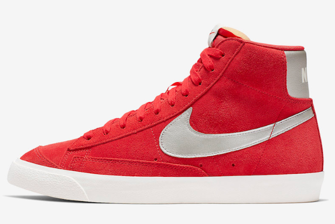 Nike Blazer Mid Vintage 'Red Suede' CJ9693-600: Stylish Retro Sneakers