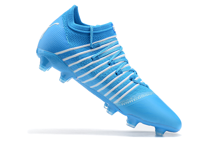 Puma Future Z 1.3 Teazer FG Blue White - Ultimate Soccer Cleats