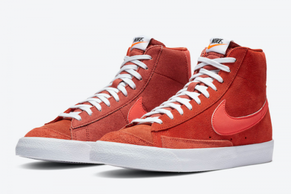 Nike Blazer Mid '77 Vintage 'Mantra Orange' CZ4609-800 - Shop the latest Nike Blazer Mid '77 in vibrant orange | Limited stock