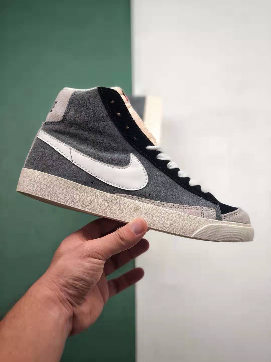 Shop Nike Blazer Mid 77 Vintage 'Cool Grey Black' CI1167-001 - Limited Stock